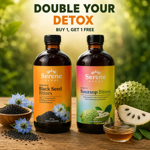 Serene Herbs Soursop Bitters & Black Seed Bundle | Digestive Support - image 1