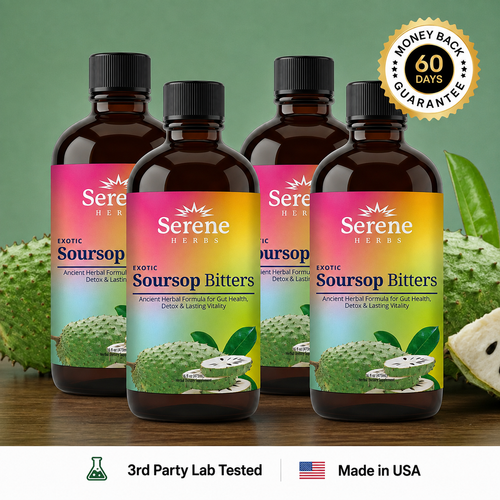 Serene Herbs Soursop Bitters Liquid | Digestive & Gut Support - image 1