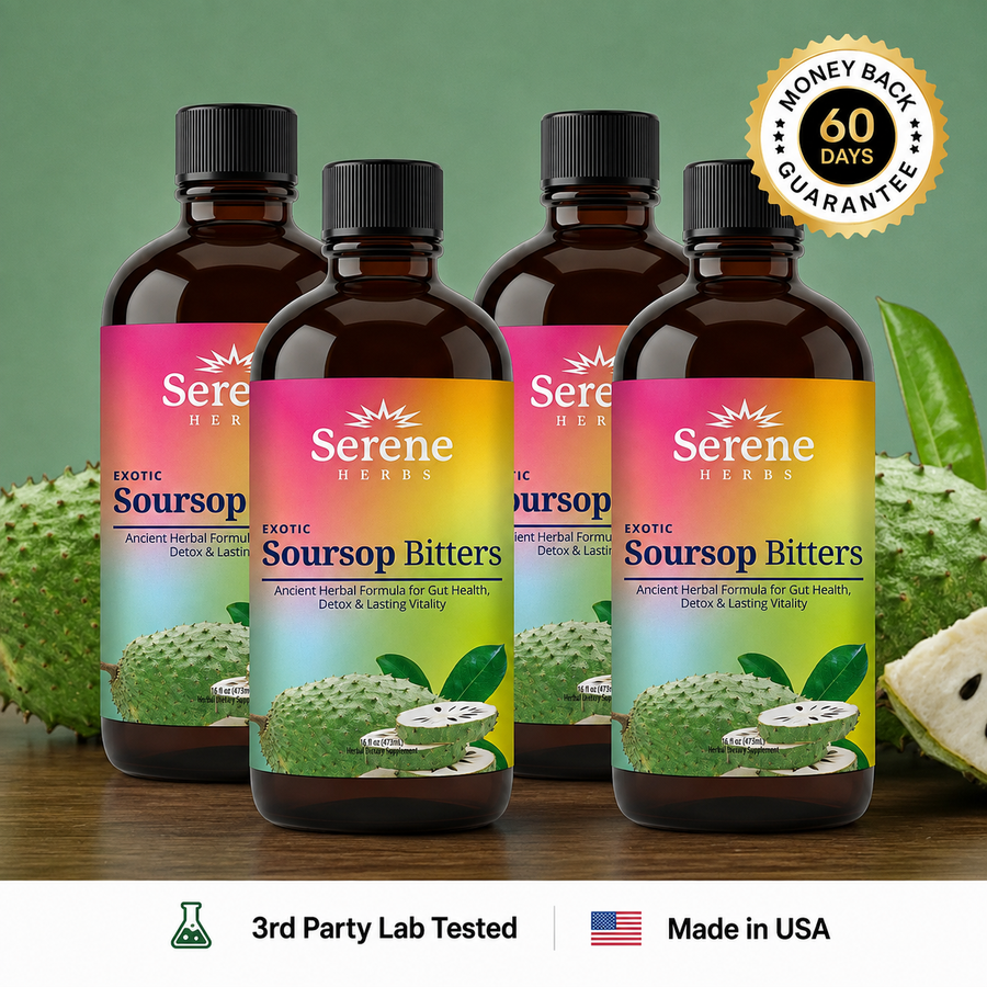 Serene Herbs Soursop Bitters Liquid | Digestive & Gut Support - image 1